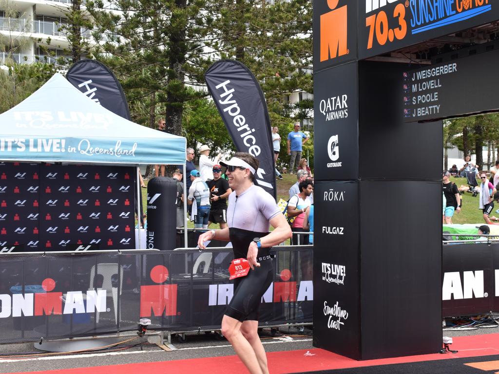 Sunshine Coast Ironman 70.3 at Mooloolaba 2022.