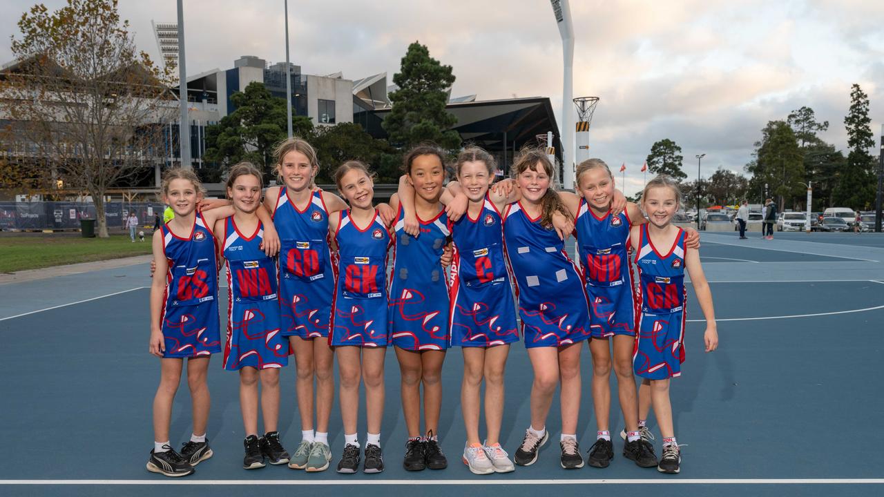 South Barwon White under-11 netball team.