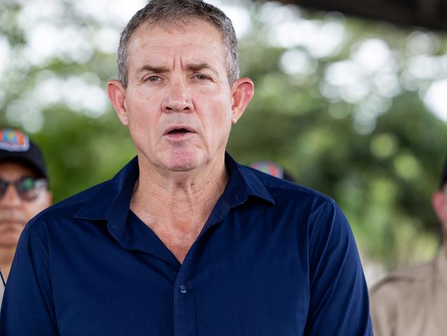 Gerard Maley Deputy Chief Minister of the Northern Territory as new Correctional Officer recruits are undergoing training to join the NT justice system. Picture: Pema Tamang Pakhrin