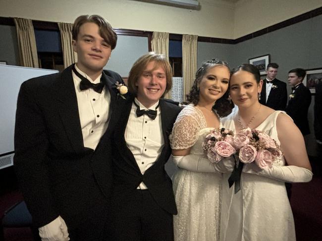 All the fun of St Mary's Debutante Ball at Maryborough City Hall.