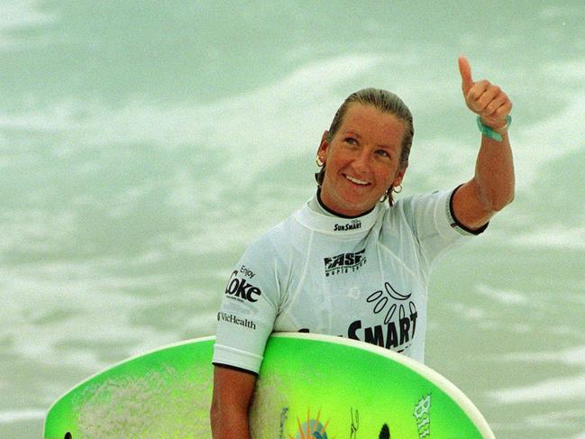 Layne Beachley is a legend of Australian surfing.