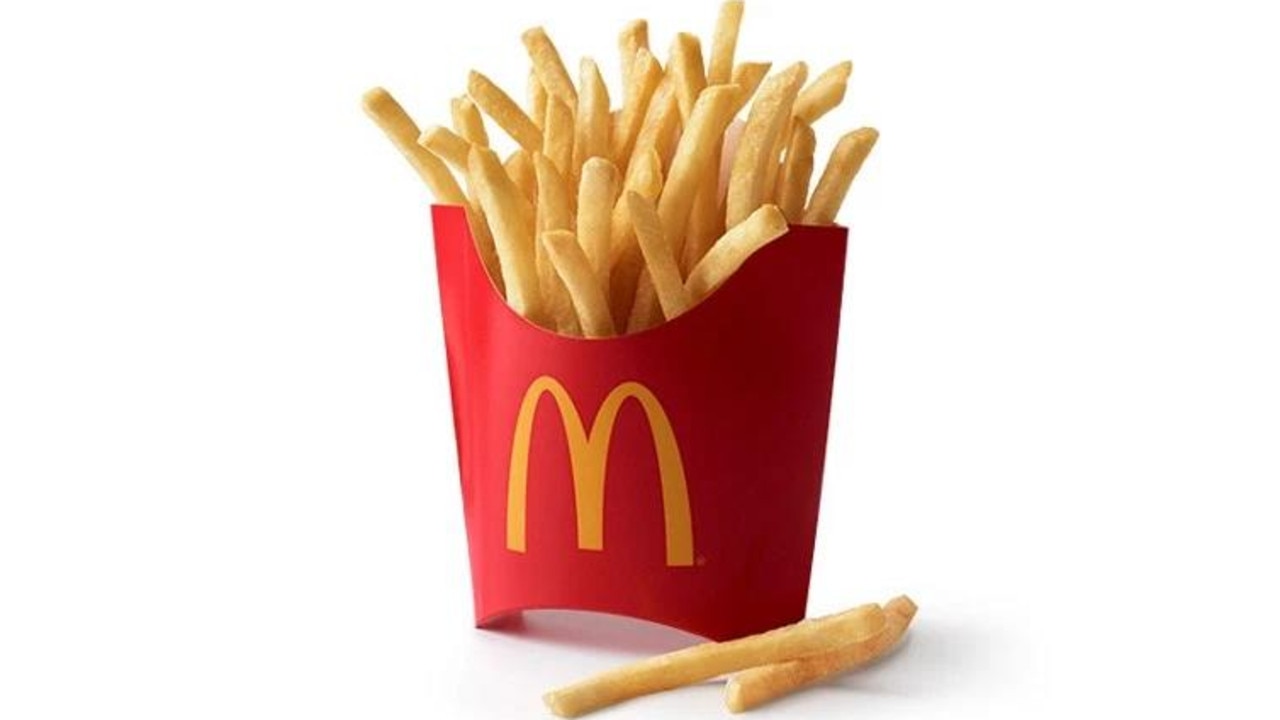 How McDonald's fries look when they're first cooked. Picture: supplied