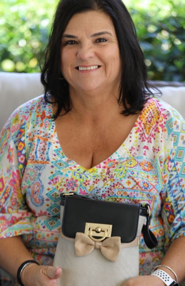 Coffs Harbour's Julie McCabe carries her husband Al's ashes around with her in a handbag, as per his wishes.