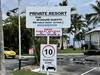 North Qld resort feud over pool access for patrons