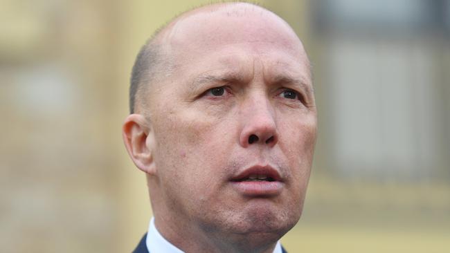 Minister for Immigration Peter Dutton. Picture: AAP