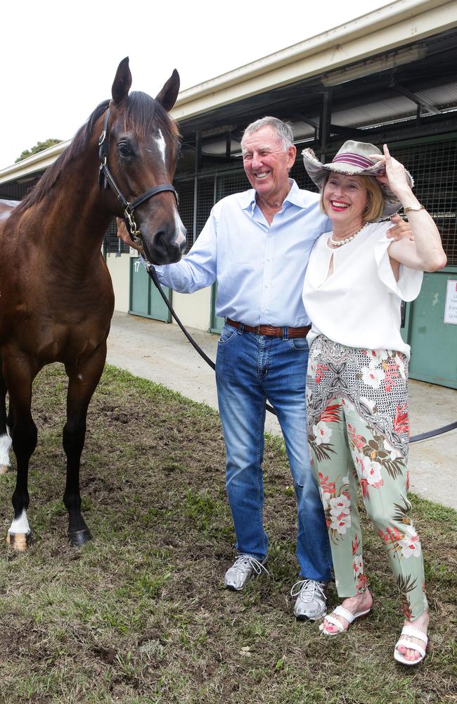 The old firm is back to together again as John Singleton and Gai Waterhouse end their bitter feud. Picture: Gaye Gerard