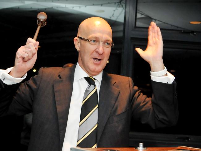 Ray White Chief Auctioneer Philip Parker. Ray White Auction at Picnic Point. Domain. Photo Dave Noonan / The Chroncicle