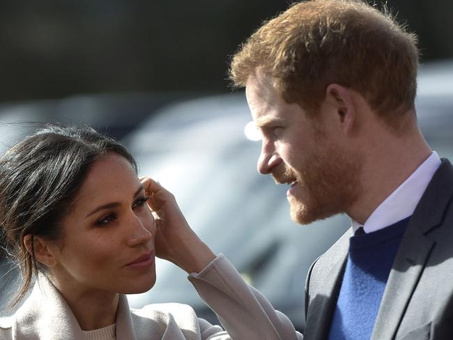 Meghan Markle chose London-based Australian designers Ralph &amp; Russo to design her wedding dress for $180,000, it has been reported. Picture: AFP