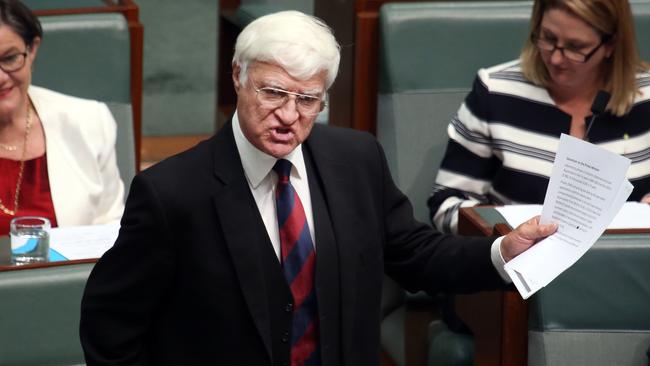 Bob Katter has warned the Prime Minister. Picture: Gary Ramage