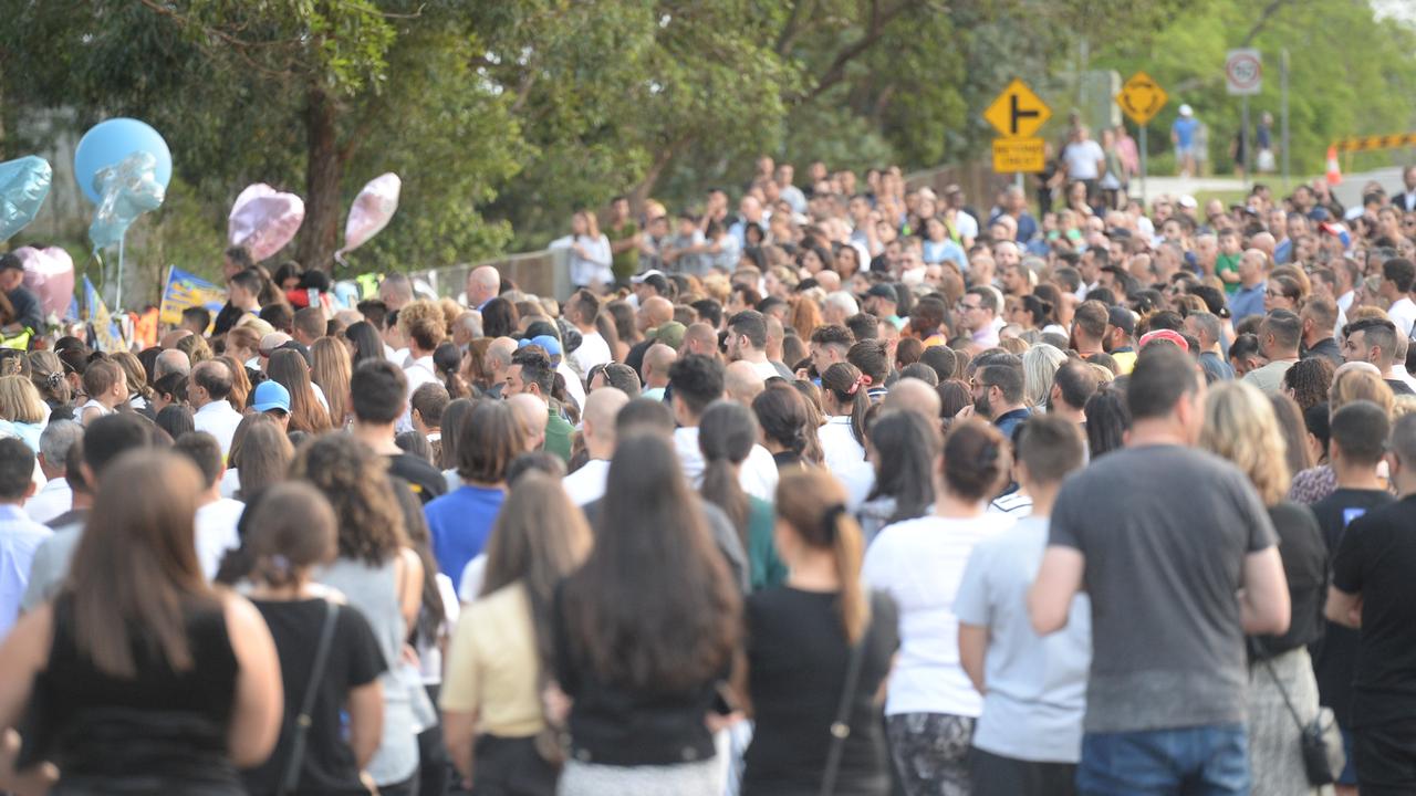 The crowds continue to grow at each vigil the families attend. Picture: Jeremy Piper