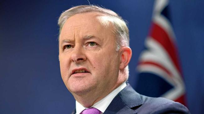 Labor Party leader Anthony Albanese. Picture: JOEL CARRETT