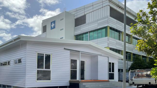 Ronald McDonald Family Room at Mackay Base Hospital being built. Photo: Contributed