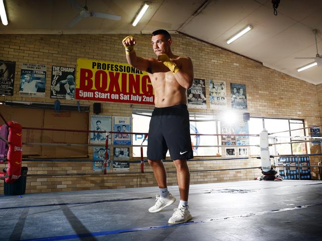 Tim Tszyu is 100 days out until his fight for the undisputed super-welterweight titles against Jermell Charlo. Picture: Richard Dobson