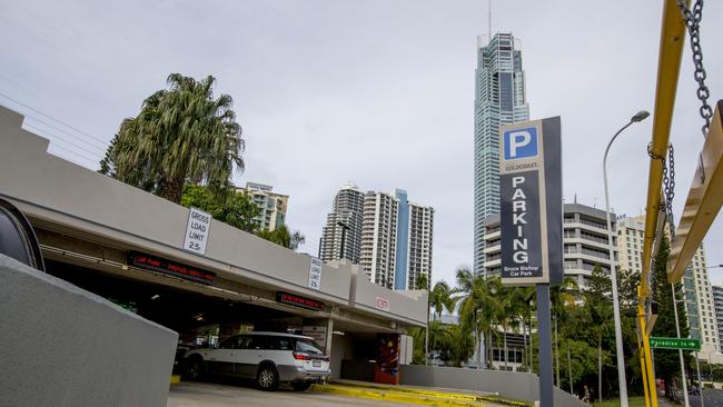 Bruce Bishop car park. Picture: Jerad Williams