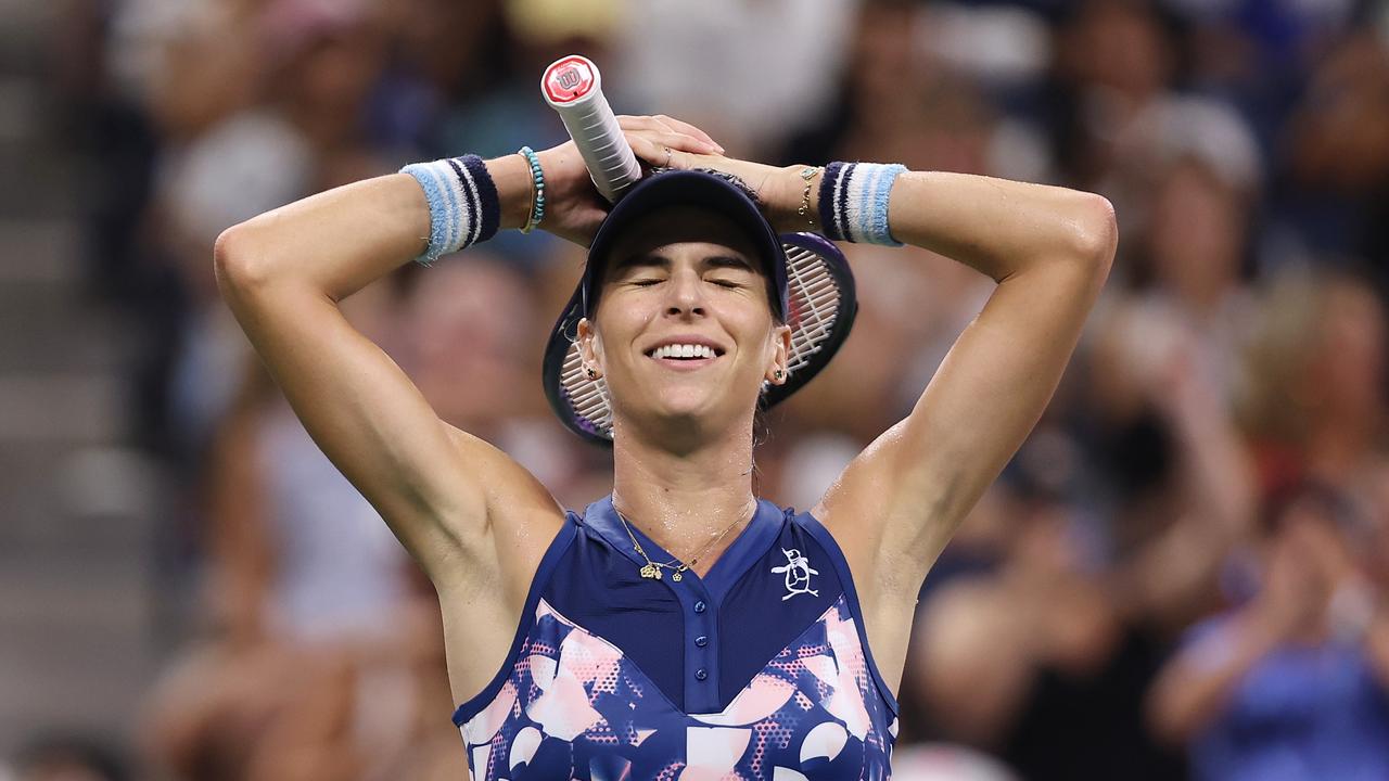 Yeah Ajla, you really did it. Photo: Julian Finney/Getty Images/AFP