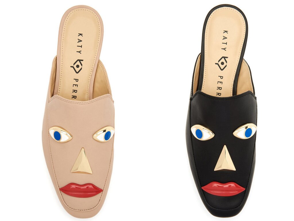 Katy Perry's Rue Face Slip On Loafers. Picture: Supplied