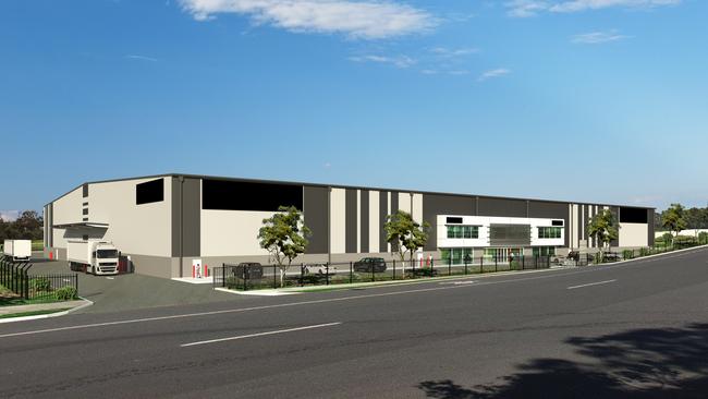 An artist's impression of CIP's new office/warehouse at the Citiswich Business Park.