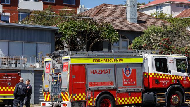 The YouTuber’s Bondi home was involved in two separate fires in 2022. Picture: NCA NewsWire / David Swift