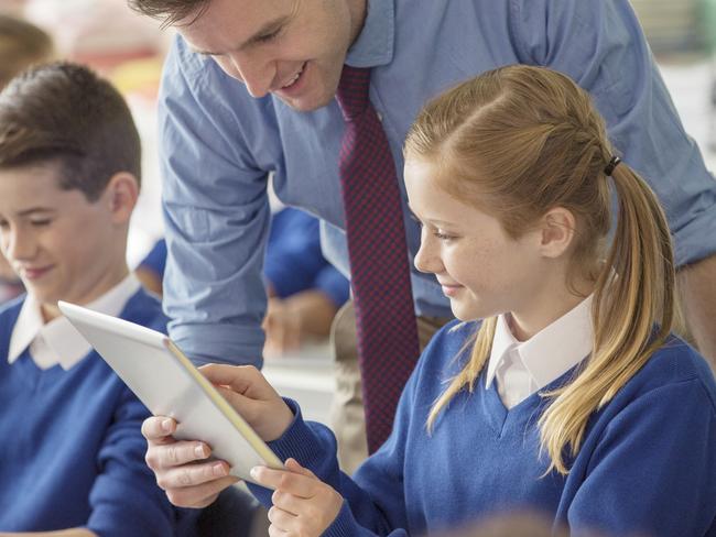 Generic school students, school kids, classroom, teacher Picture: Getty Images