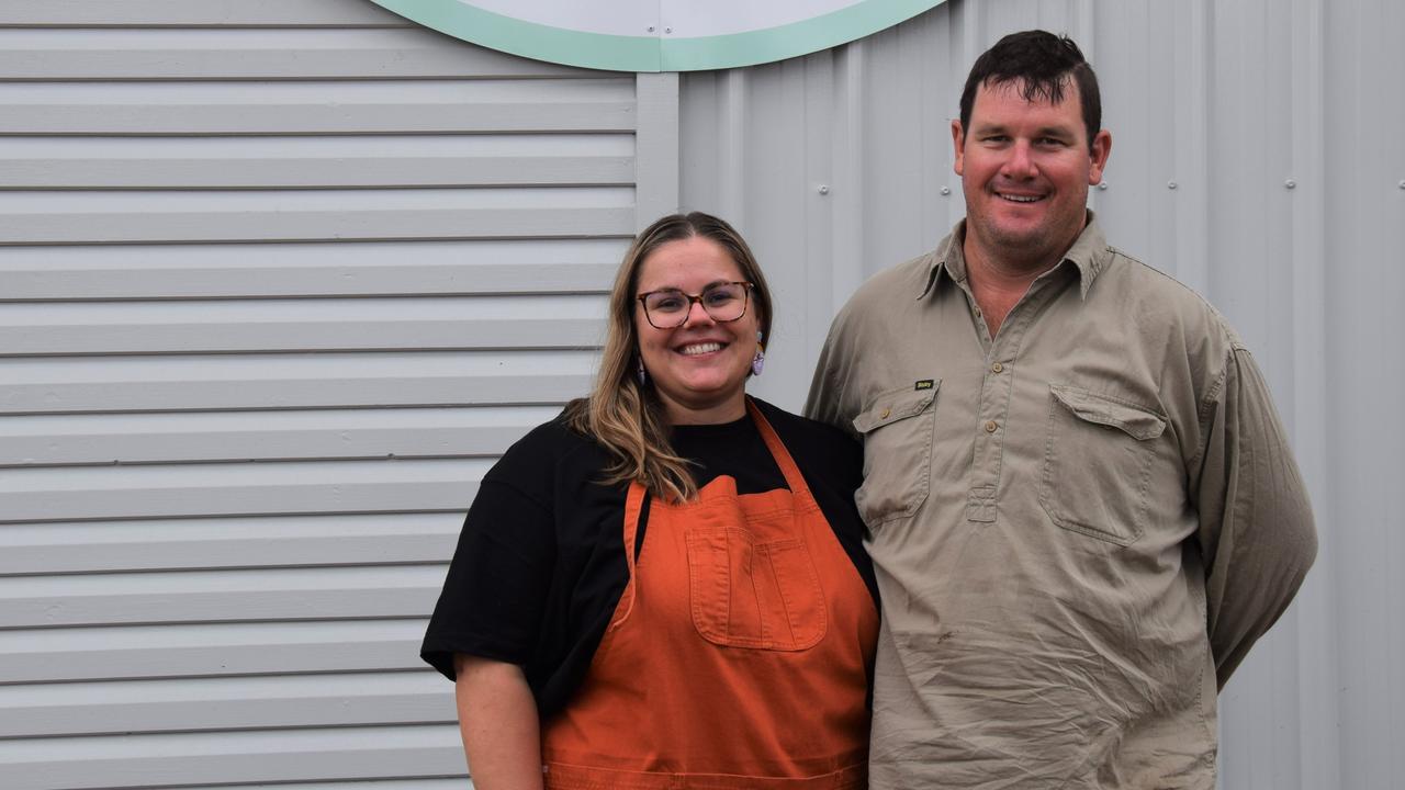 Parents and business owners Sarah and Lloyd Courtney at Play Early Learning Centre.