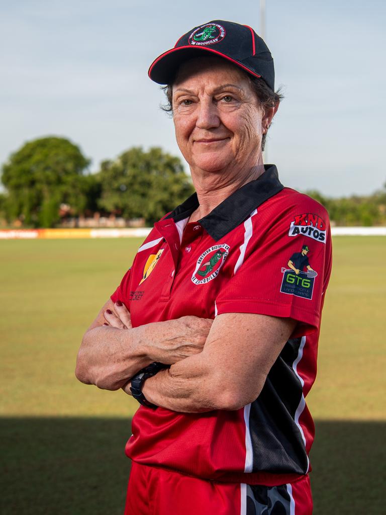 Andrea Ellis from Southern District Freshies ahead of the 2024 Darwin &amp; Districts Cricket Competition. Picture: Pema Tamang Pakhrin