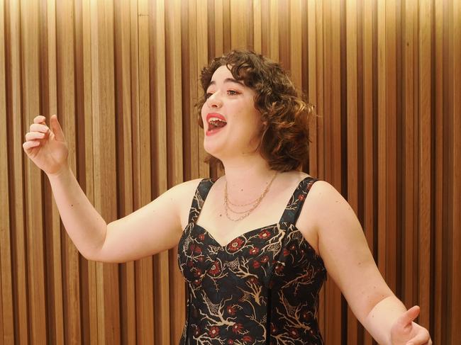 Tasmanian soprano singer Lily Ward is making waves in the interstate opera world. Picture: Supplied