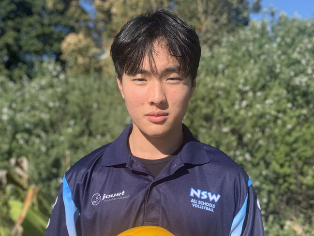 William Li will line up for the NSW U15s boys at the School Sport Australia U15s Volleyball Championships. Picture: Contributed