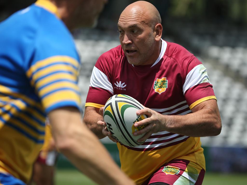 Gorden Tallis has tried to avoid being in the Broncos’ limelight.