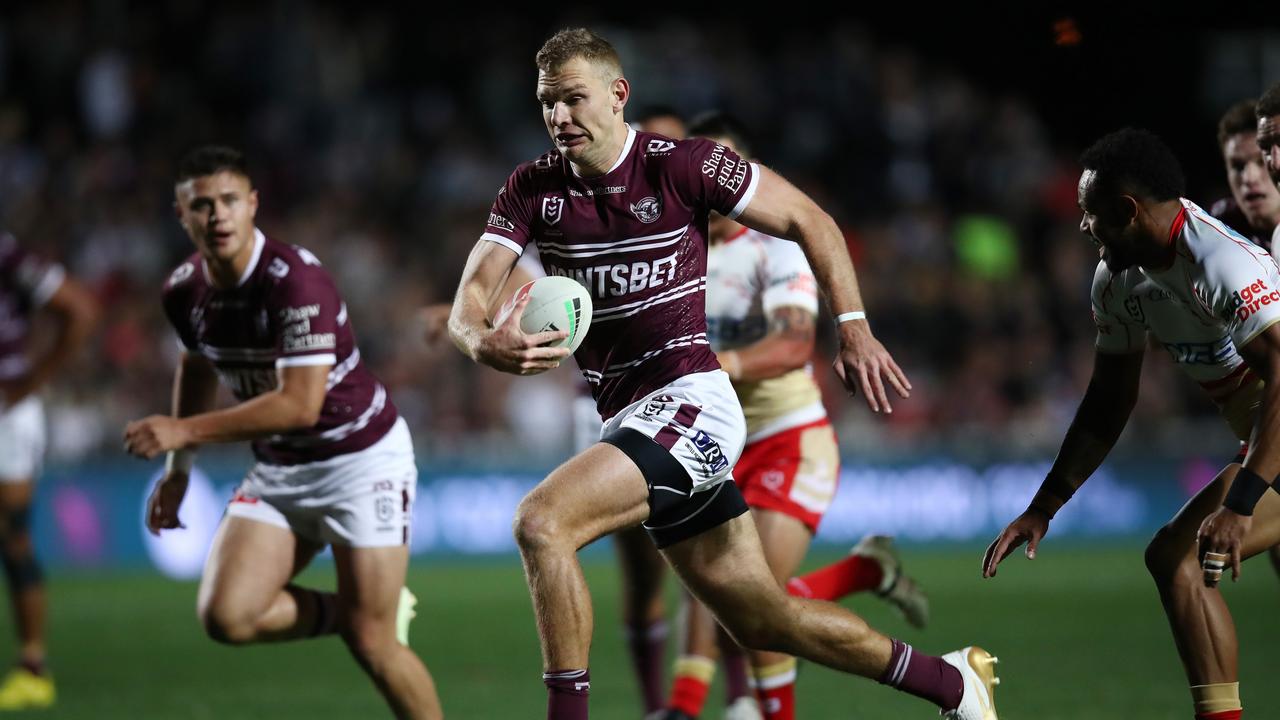 Manly Sea Eagles vs Dolphins, relacja z meczu, blokada gry Valence T-Ware, Robin Garrick, wynik SuperCoach, Tom Trbojevic