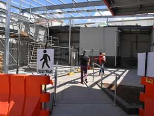 NOT LONG NOW: Kingaroy IGA shoppers are patiently waiting for the new complex to open. Picture: Matt Collins