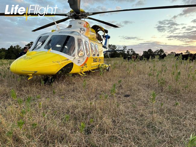 Driver suffers suspected spinal injuries after crash into tree