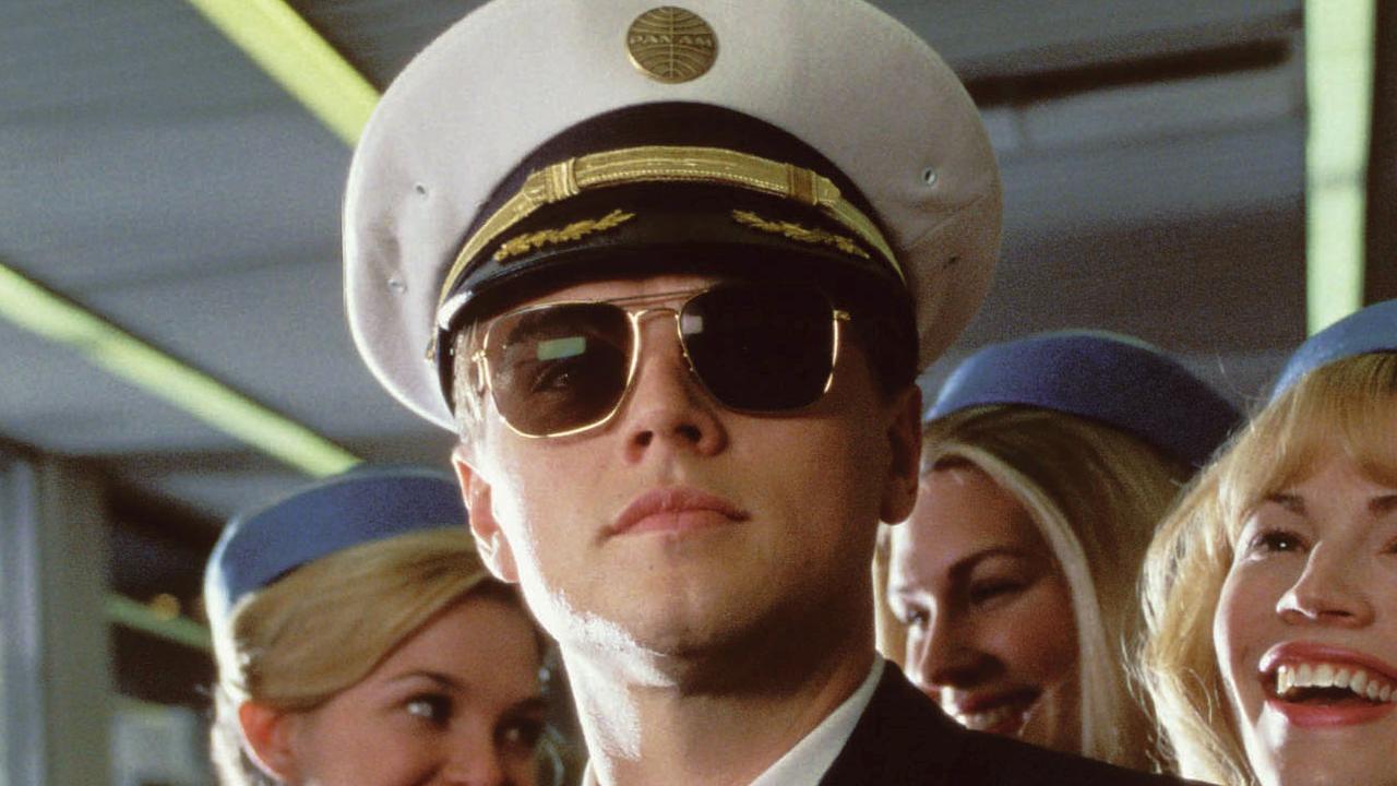 Actor Leonardo DiCaprio in scene from film 'Catch Me if you Can'./Films/Titles/Catch/Me/If/You/Can