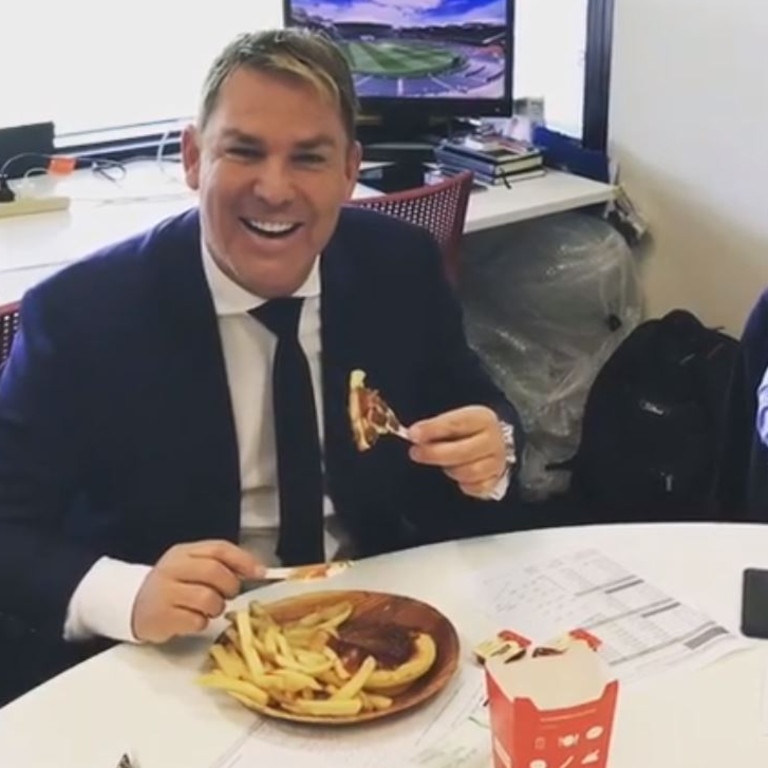 Shane Warne enjoyed eating an array of foods during his lifetime. Picture: Instagram