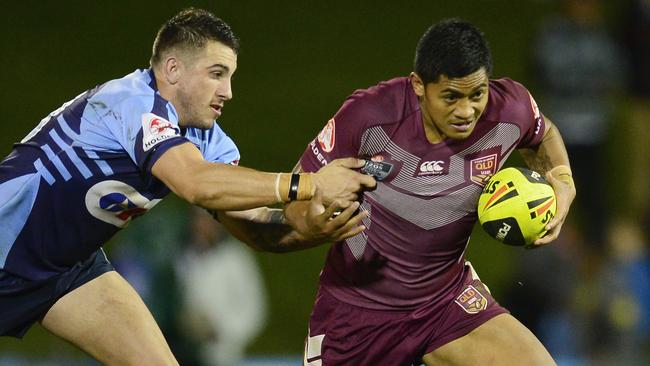 Anthony Milford in action for the Queensland Under 20s.