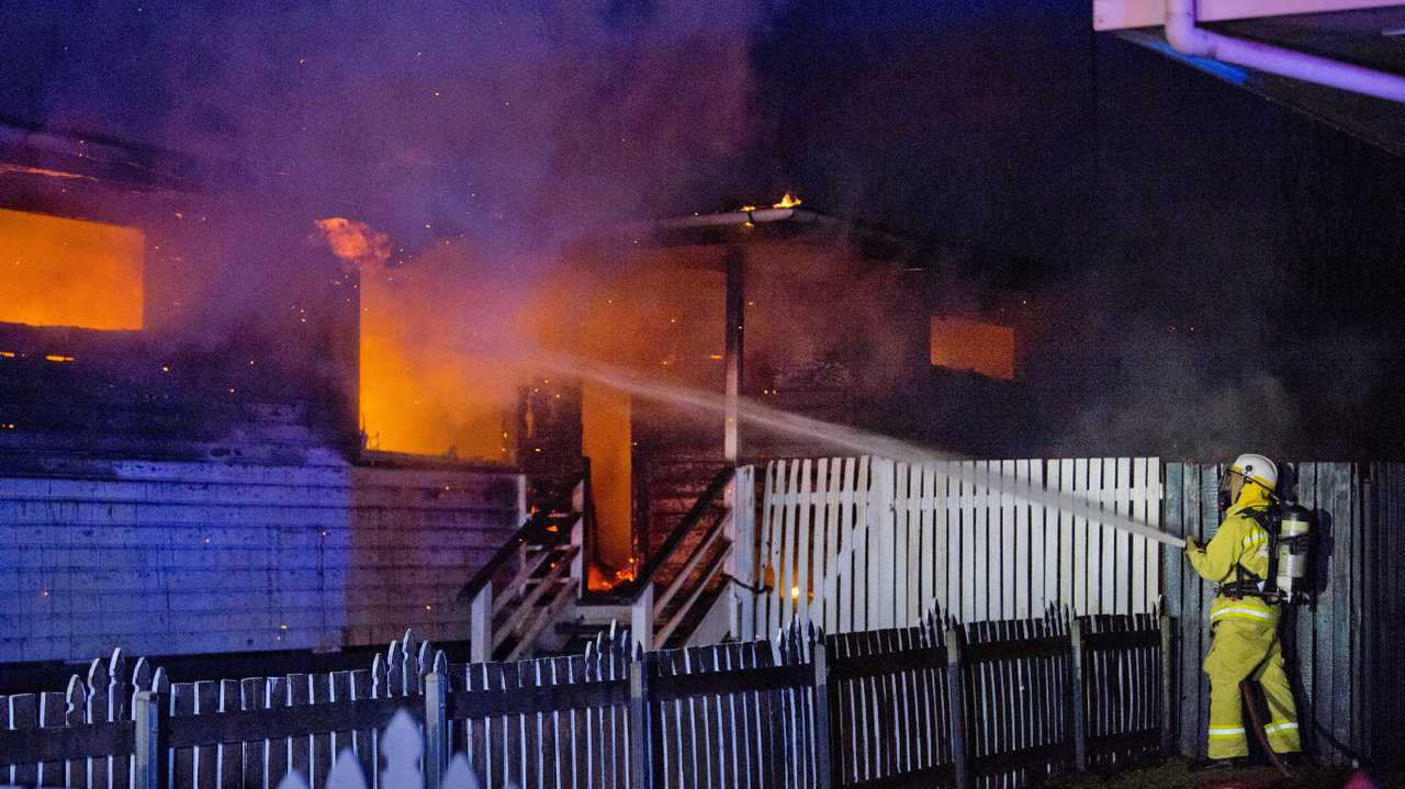 Doyle St house destroyed by fire. Thursday, 20th Aug, 2020.