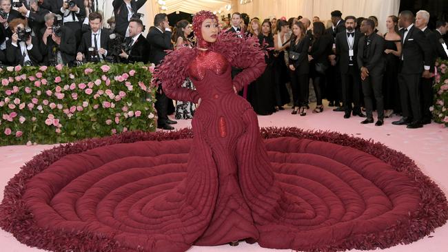 Cardi at this year’s Met Gala. Picture: Neilson Barnard/Getty Images