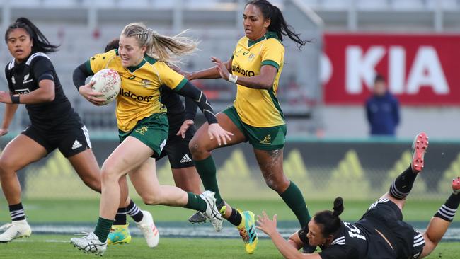 Two double headers with the Wallabies during the Bledisloe Cup helped raise the profile of women’s XVs.