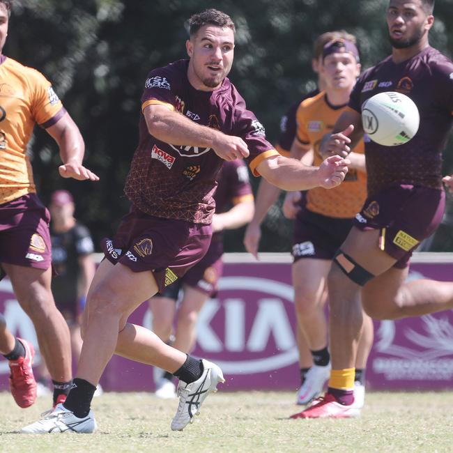 Sean O'Sullivan played eight games for the Brisbane Broncos in 2019-20. Picture Peter Wallis