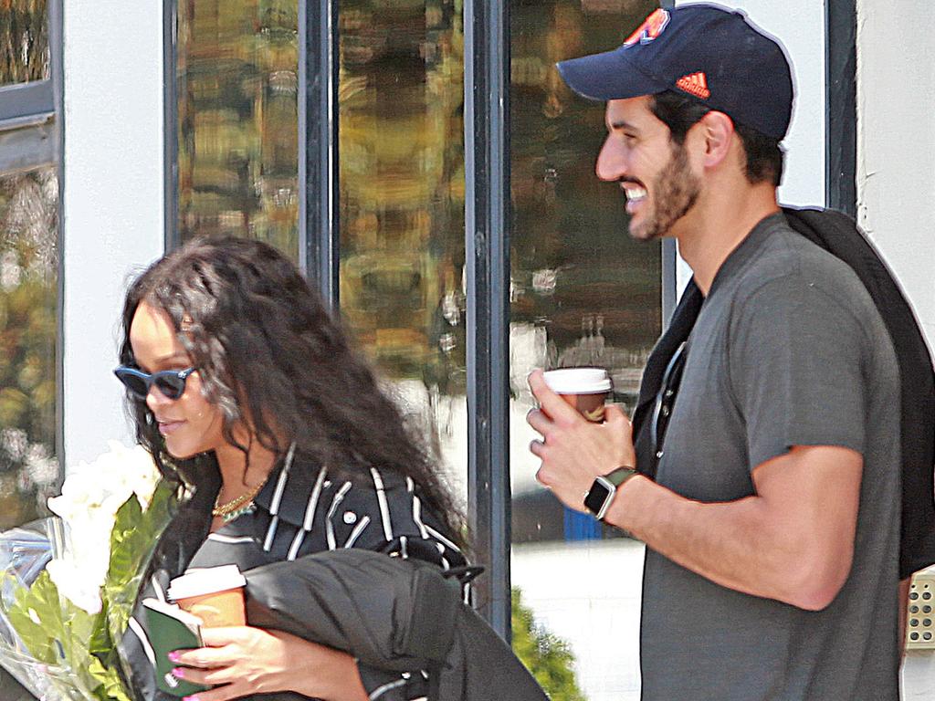 Rihanna and boyfriend Hassan Jameel. Picture: Supplied