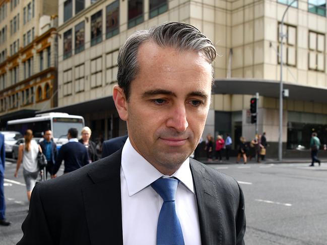 Commonwealth Bank CEO Matt Comyn arrives at the Royal Commission into Misconduct in the Banking, Superannuation and Financial Services Industry in Sydney, Monday, November 19, 2018. (AAP Image/Joel Carrett) NO ARCHIVING