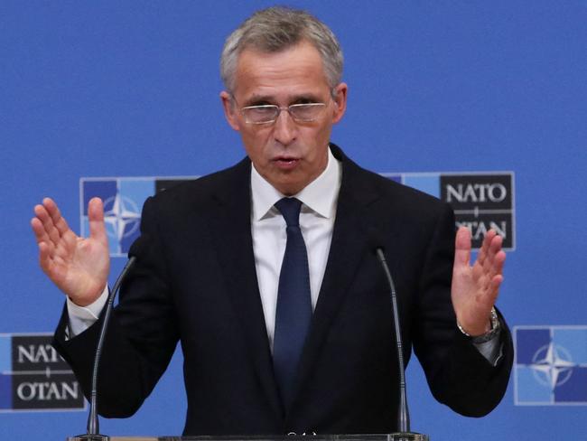 Jens Stoltenberg. Picture: AFP