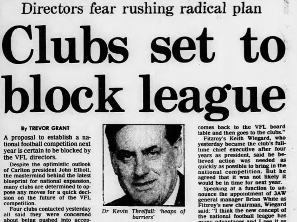 Some clubs fought against the breakaway plan.