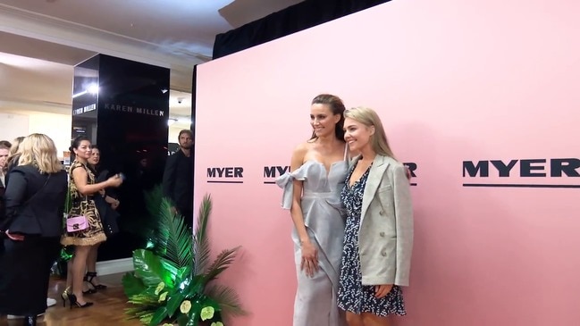 RAW: Arrivals at the Myer Spring Summer 2018 launch in Sydney