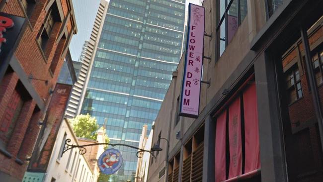 Flower Drum’s unassuming facade in Market Lane gives little hint to the prestige of the venue within.