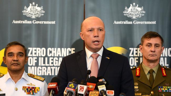 Australia's Home Affairs Minister Peter Dutton. Picture: AFP