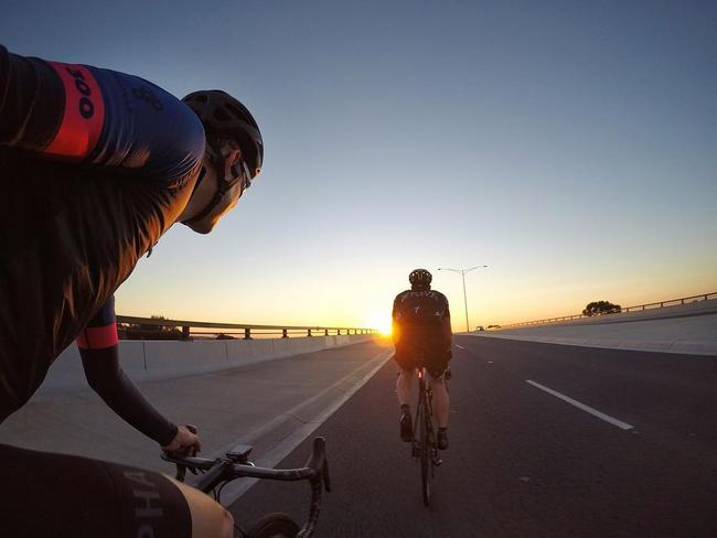 Cyclists love a good Instagram moment. @dr_taka shared this snap from Around the Bay 2018.