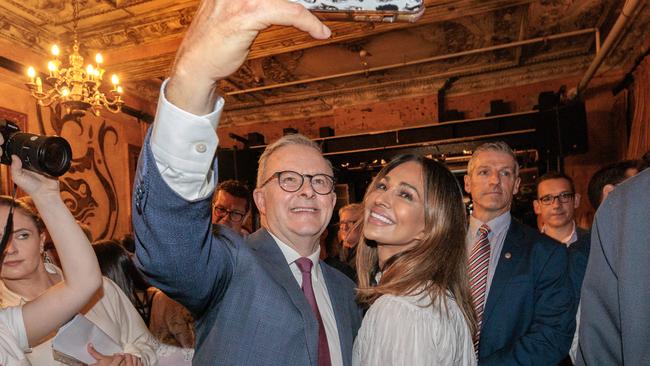 MELBOURNE, AUSTRALIA - NewsWire Photos JANUARY 30, 2023: Prime Minister, Anthony Albanese attends the launch of LaborÃs national cultural policy at The esplanade Hotel in St Kilda. Picture: NCA NewsWire / David Geraghty