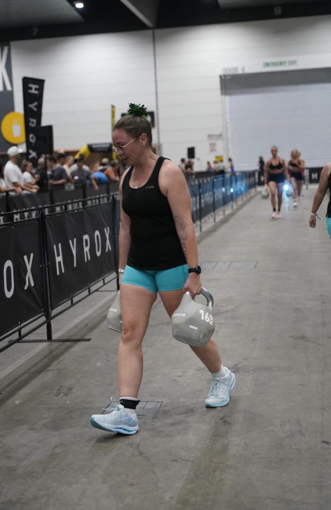 10000 athletes put their fitness to the test in a massive Hyrox competition this weekend (14-15 Dec) at Melbourne Exhibition and Convention Centre. Picture Valeriu Campan