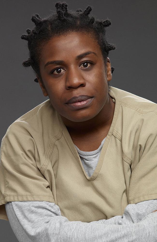 Crazy Eyes ... a Golden Globe could be coming Uzo Aduba’s way. Picture: Supplied