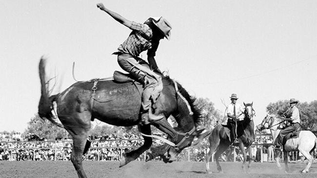 Photographs of the first Mount Isa Rodeo in September, 1959. Picture: Mount Isa Mines Photographic Collection.